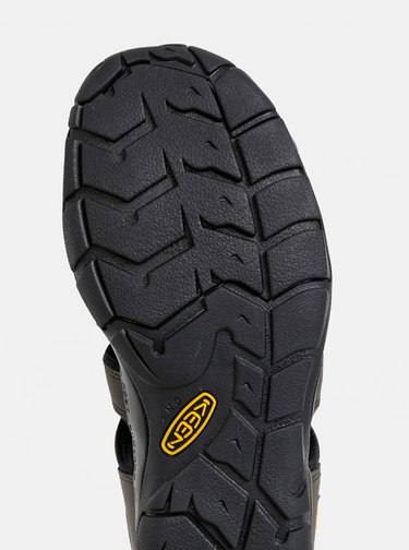 Kaki pánske kožené sandále Keen Clearwater CNX