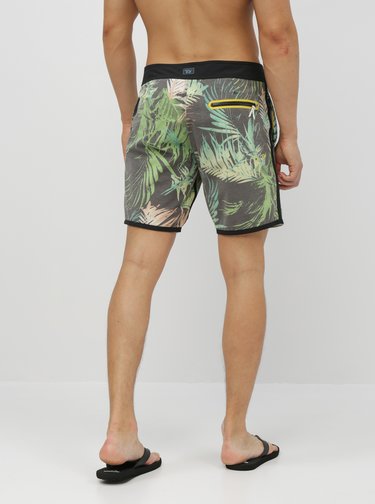 Costum de baie barbatesc cu model verde-gri O'Neill Ocean