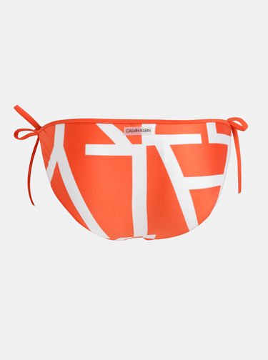 Oranžový spodní díl plavek Calvin Klein Underwear
