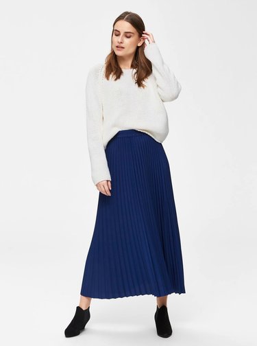 Biely sveter Selected Femme Olga