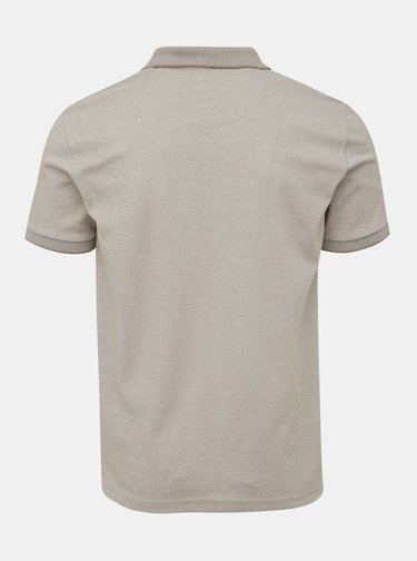 Béžové polo tričko Feedback