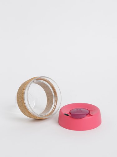 Růžový skleněný cestovní hrnek KeepCup Brew small 227 ml