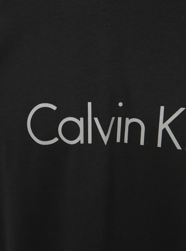 Černé pánské tričko s dlouhým rukávem Calvin Klein Underwear