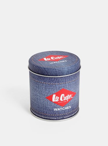 Dámské hodinky se světle růžovým koženým páskem Lee Cooper