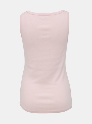 Světle růžové basic tílko M&Co Scoop