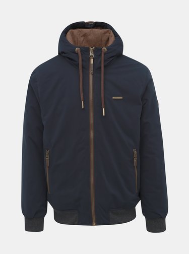 Tmavomodrá pánska funkčná zimná bunda Ragwear Percy