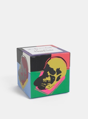 Sada troch párov modrých vzorovaných ponožiek Happy Socks Andy Warhol