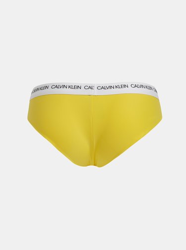 Slip de baie galben de dama Calvin Klein Underwear