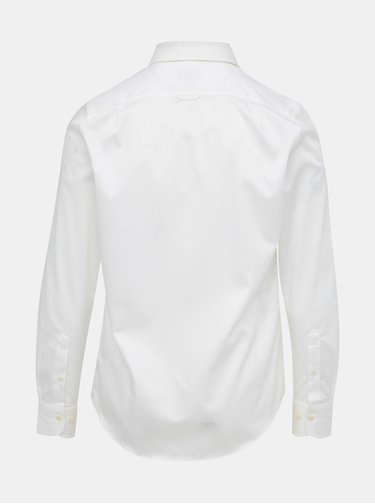 Bílá pánská slim fit košile GANT