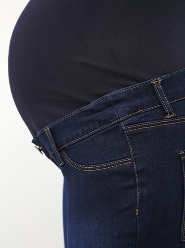 Modré těhotenské jeggings Dorothy Perkins Maternity