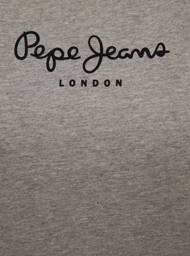 Šedé dámské tričko Pepe Jeans New Virginia