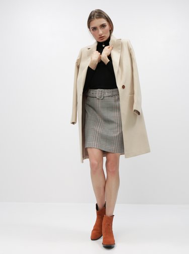 Černý svetr se stojáčkem Miss Selfridge