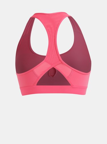 Růžová sportovní podprsenka adidas Performance
