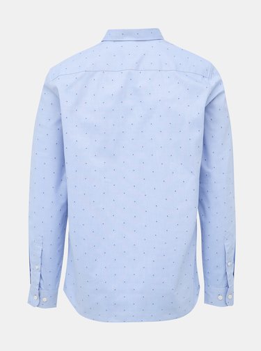 Světle modrá regular fit košile s drobným vzorem Selected Homme Regpen