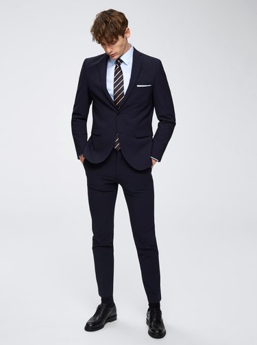 Světle modrá formální slim fit košile Selected Homme Pen-Pelle