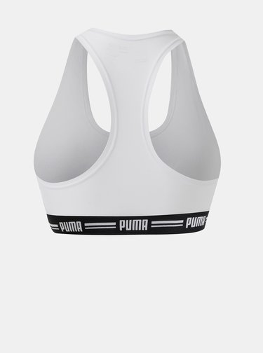 Bílá sportovní podprsenka Puma