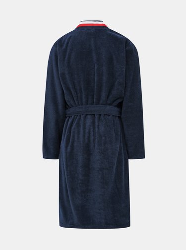 Tmavě modrý pánský župan Tommy Hilfiger