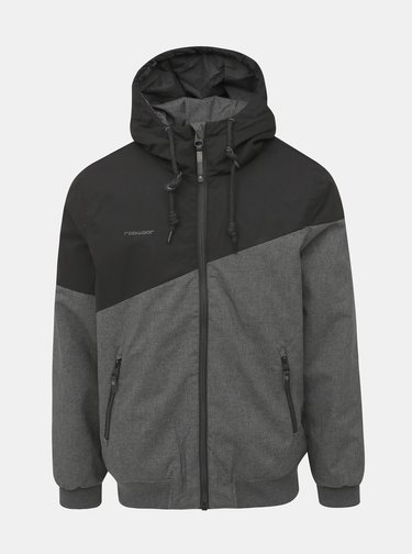 Tmavě šedá pánská zimní bunda Ragwear Wings