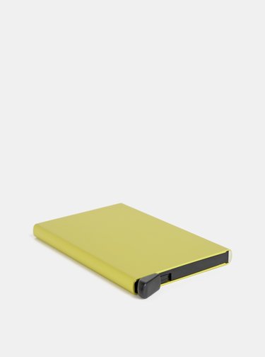 Žluté hliníkové pouzdro na karty Secrid Cardprotector