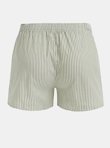 Zelené dámské pruhované trenýrky El.Ka Underwear
