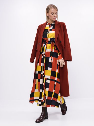 Hnedý kabát Dorothy Perkins