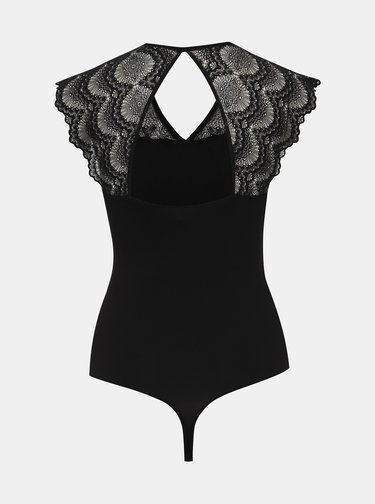 Černé body s krajkou Pieces Itina
