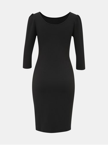 Čierne púzdrové šaty Dorothy Perkins