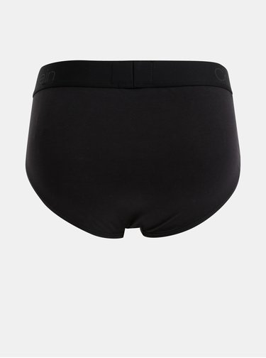Černé slipy z egyptské bavlny Calvin Klein Underwear