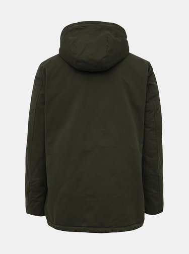 Tmavozelená zimná vodeodpudivá bunda Jack & Jones Profit