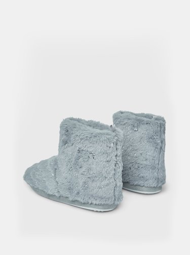 Šedé papuče Dorothy Perkins