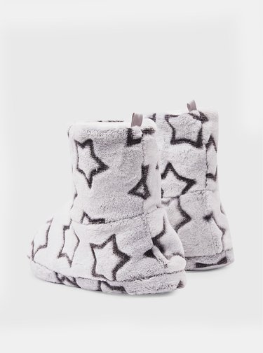 Svetlošedé vzorované papuče Dorothy Perkins