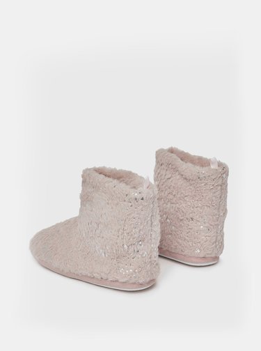 Staroružové vzorované papuče Dorothy Perkins