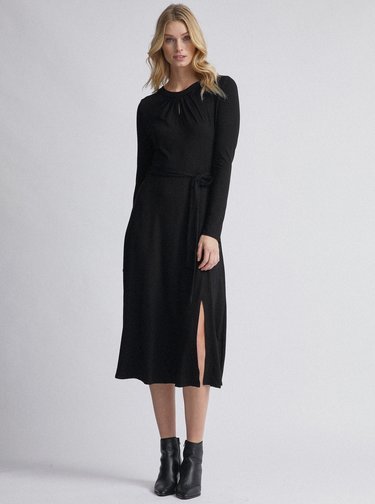 Černé midišaty Dorothy Perkins Tall