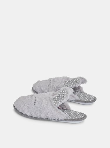 Šedé papuče Dorothy Perkins