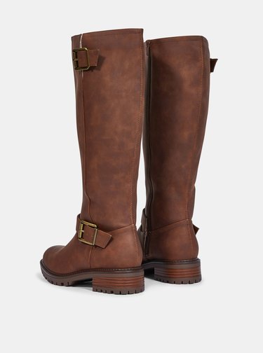 Hnedé čižmy Dorothy Perkins
