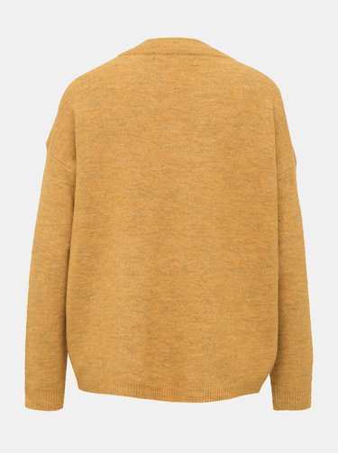 Hnědý basic svetr VERO MODA Rana