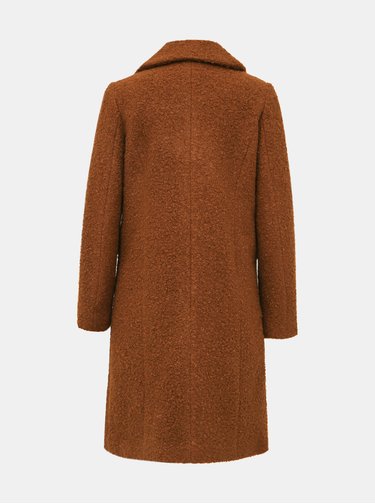 Hnědý kabát VERO MODA Diana