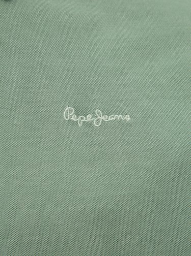 Svetlozelená pánska polokošeľa Pepe Jeans Roco