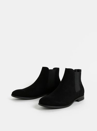 Čierne chelsea topánky Jack & Jones Mitchell