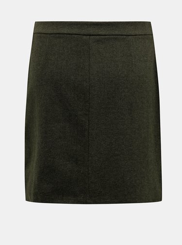 Tmavozelená sukňa s vreckami VERO MODA Felicity