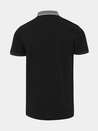 Černé polo tričko Jack & Jones