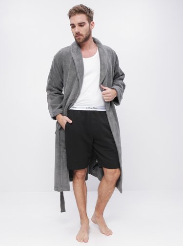 Čierne pánske teplákové kraťasy Calvin Klein Underwear