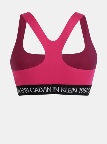Rúžová podprsenka Calvin Klein Underwear