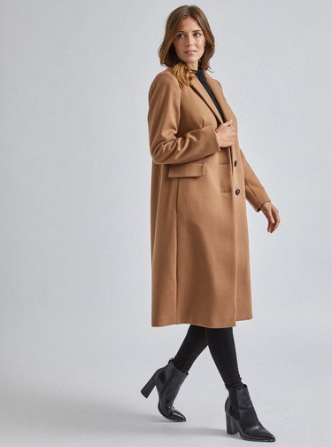 Hnedý kabát Dorothy Perkins