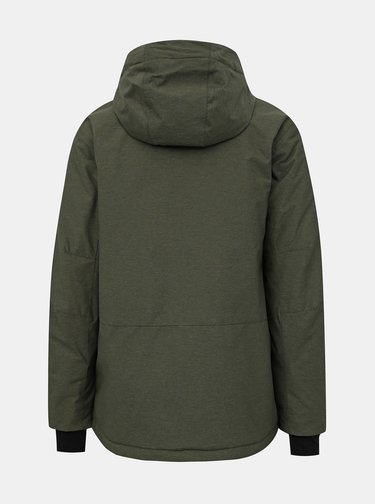 Khaki zimní funkční bunda Quiksilver Mission