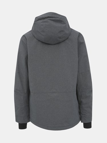 Šedá funkční zimní bunda Quiksilver Mission
