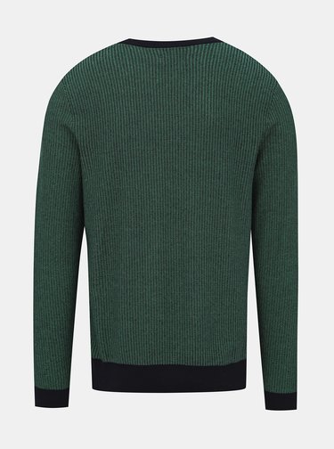 Zelený vzorovaný sveter Jack & Jones Neil
