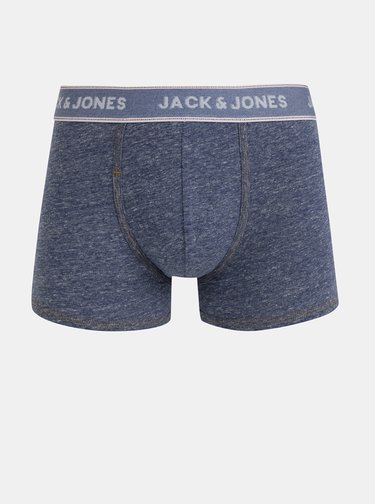Sada troch boxeriek v modrej a šedej farbe Jack & Jones Denim