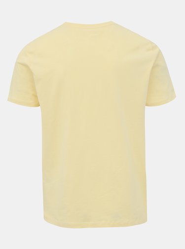 Žluté tričko s potiskem Jack & Jones Langley