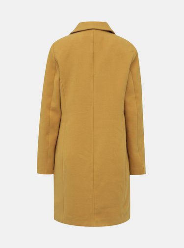 Hořčicový kabát VERO MODA Calacindy